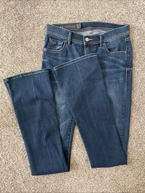 Armani Exchange Women's Dark Blue Bootcut Jeans